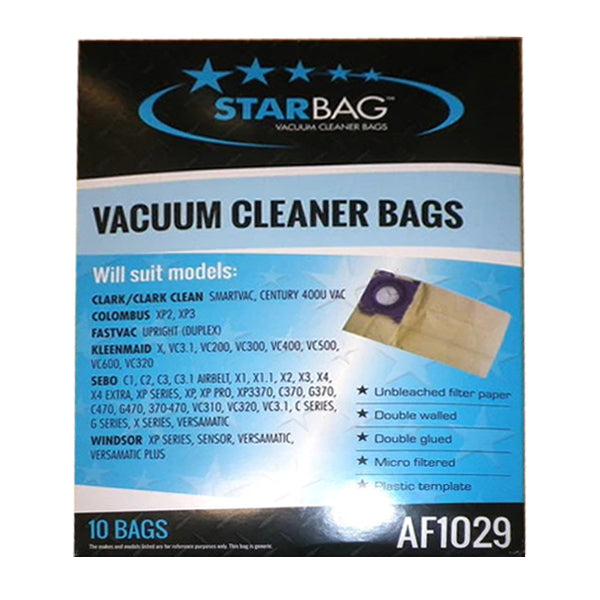 Starbag | AF1029 Vacuum Cleaner Bag | Crystalwhite Cleaning Supplies Melbourne