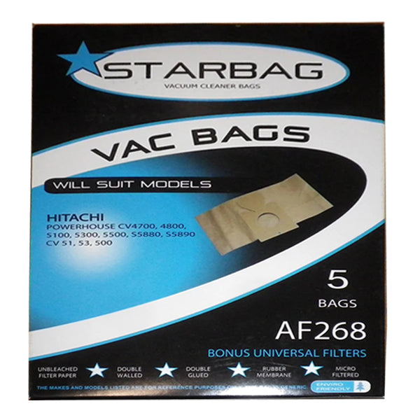 StarBag | AF268 Vacuum Cleaner Bag | Crystalwhite Cleaning Supplies Melbourne