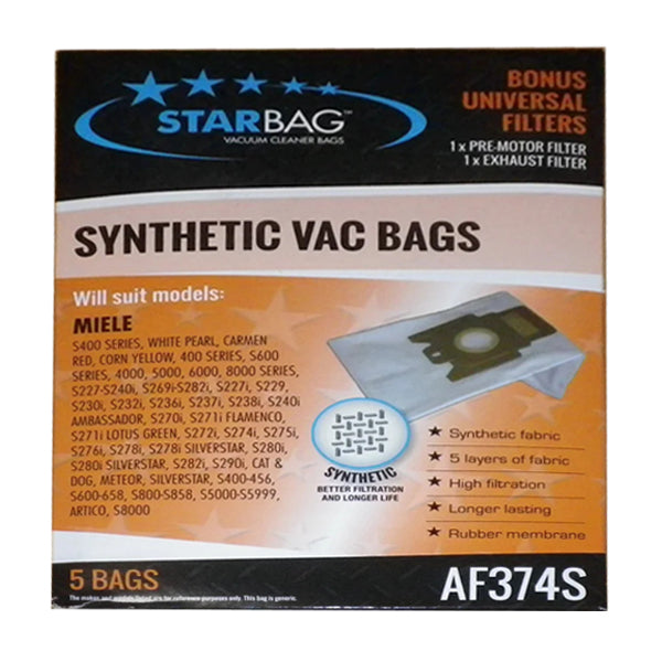 CleanStar Pty Ltd | Starbag AF374S | Crystalwhite Cleaning Supplies Melbourne