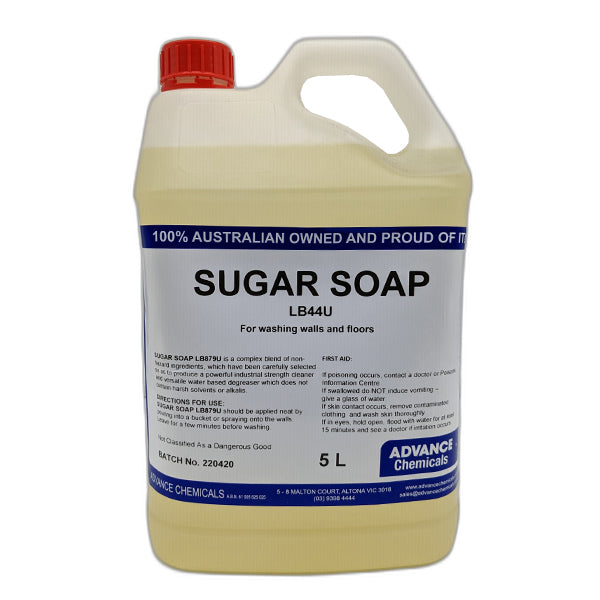 Advance Chemicals | Sugar Soap 5Lt Washing Walls and Floor | Crystalwhite Cleaning Supplies Melbourne
