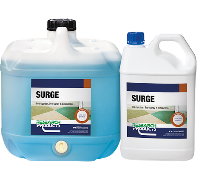 Research Products | Research Products Surge All in One Carpet Cleaner | Crystalwhite Cleaning Supplies Melbourne