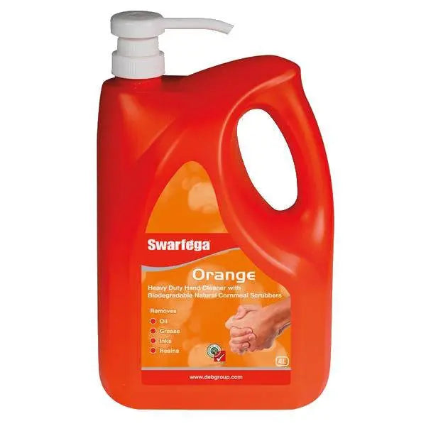 SC Johnson Deb Swarfega 4Lt Orange Heavy Duty Hand Cleaner