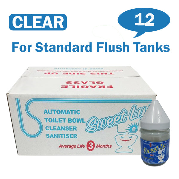 Sweet Lu | Clear Automatic Toilet Bowl Cleaner Carton | Crystalwhite Cleaning Supplies Melbourne