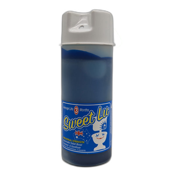 Crystalwhite | Sweet Lu Slimline Blue Automatic Toilet Bowl Cleaner | Crystalwhite Cleaning Supplies Melbourne