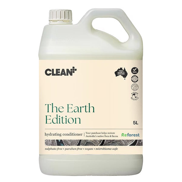 Clean Plus | The Earth Edition Plant Based Hydrating Conditioner 5Lt | Crystalwhite Cleaning Supplies Melbourne