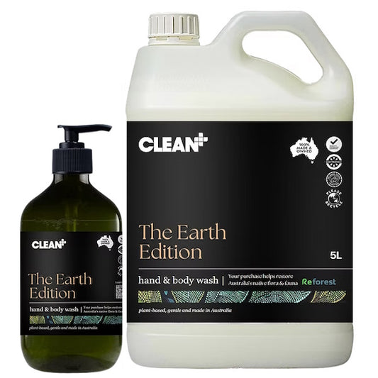 Clean Plus |  The Earth Edition Plant Base Hand and Body Wash | Crystalwhite Cleaning Supplies Melbourne