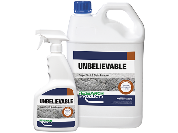 Research Products | Unbelievable Carpet Cleaner (Pre-Spray) Group | Crystalwhite Cleaning Supplies Melbourne