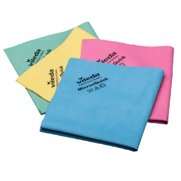 Vileda Professional r-MicronQuick Window Cleaning Cloth Lint Free