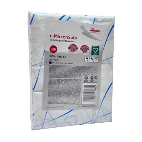 Vileda Profissional r-MicronSolo 100 Wipes