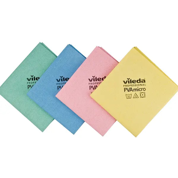 Vileda Professional PVA Microfibre Cleaning Cloth Lint Free