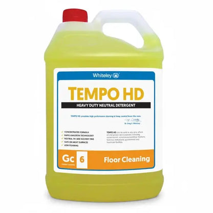 Whiteley Tempo HD 5Lt Heavy Duty Neutral Detergent Whiteley