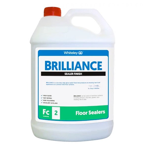 Whiteley | Brilliance 5Lt Floor Sealer and Finish | Crystalwhite Cleaning Supplies Melbourne.