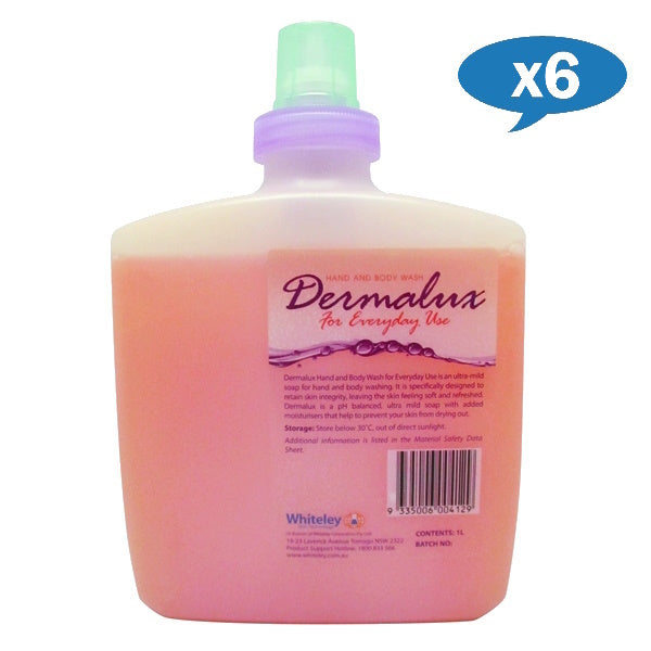 Whiteley | Dermalux Hand and Body Soap for Everyday Use Box | Crystalwhite Cleaning Supplies Melbourne