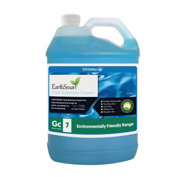 Whiteley | EarthSmart 5Lt Total Bathroom Cleaner Biodegradable | Crystalwhite Cleaning Supplies Melbourne.