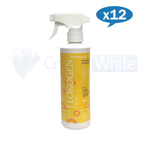 Whiteley | Florogen Citrus 500 ml carton quantity | Crystalwhite Cleaning Supplies Melbourne