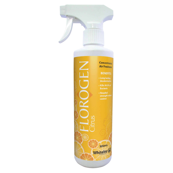 Whiteley | Florogen Citrus 500ml Alcohol-Based Air Freshener | Crystalwhite Cleaning Supplies Melbourne