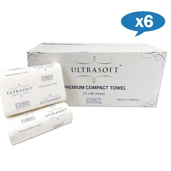 Wholesale Caprice Ultrasoft Compact Interleaved Towel 19cm x 29cm | 2160 Sheets
