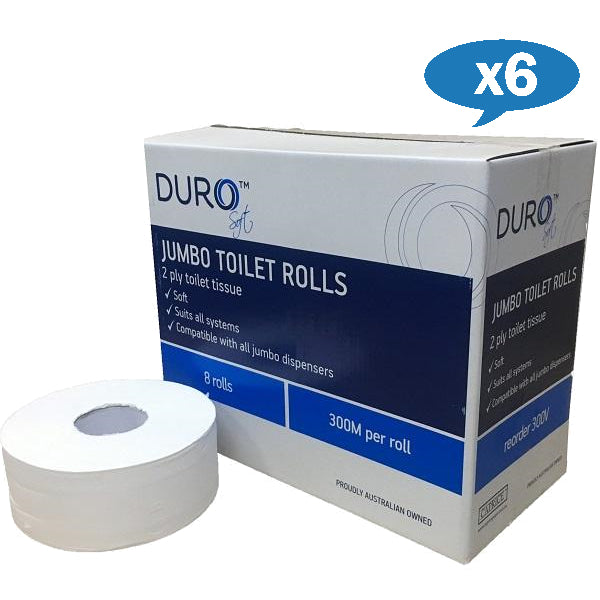Wholesale Caprice | Duro Jumbo Toilet Paper Roll | Crystalwhite Cleaning Supplies Melbourne