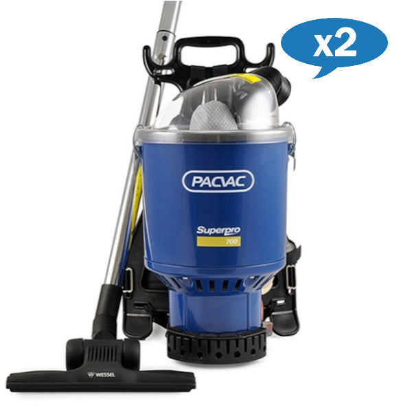 Pacvac | Wholesale Superpro Backpack Vacuum | Crystalwhite Cleaning Supplies Melbourne