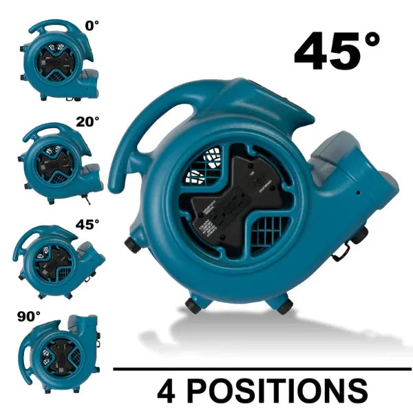 Cleanstar| XPOWER X-600AC Professional Air Mover 3/4HP | Crystalwhite Cleaning Supplies Melbourne