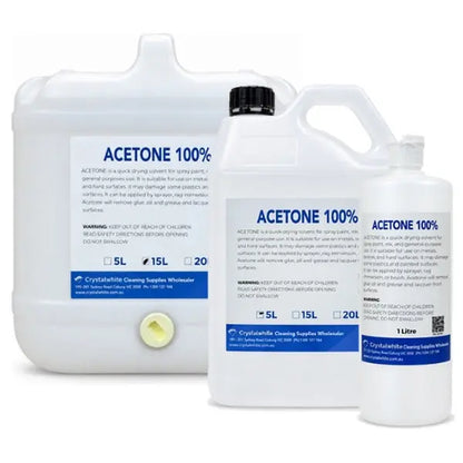 Crystalwhite | 100% Acetone in Family | Crystalwhite Cleaning Supplies Melbourne