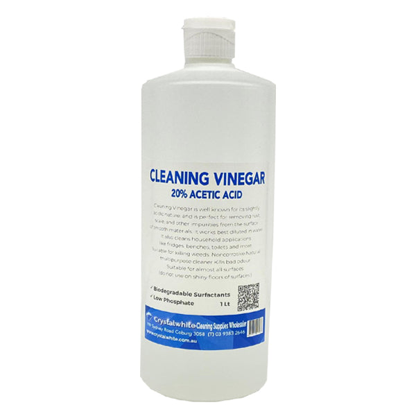 Cleaning Vinegar 1lt | Crystalwhite Cleaning Supplies Melbourne