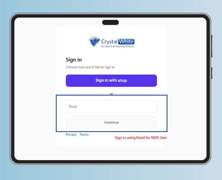 NDIS Ordering Guide | Crystal White Cleaning Supplies
