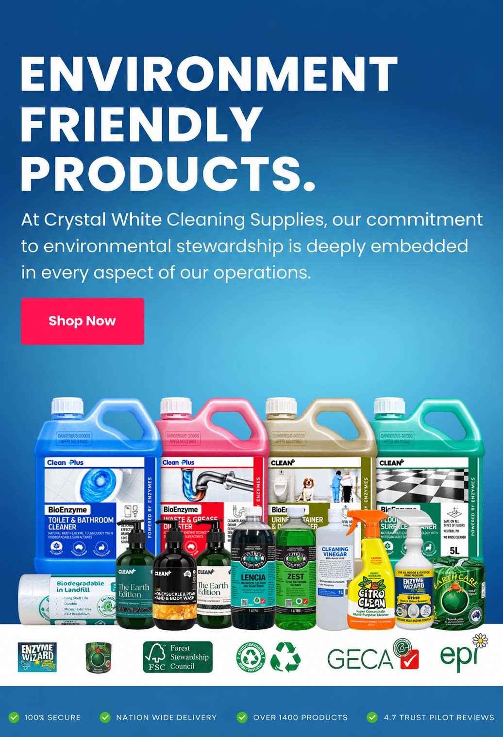 Eco Friendly Cleaning Products Australia