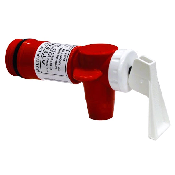 Solvent Resistant Drum Taps Red | Crystalwhite Cleaning Supplies Melbourne.
