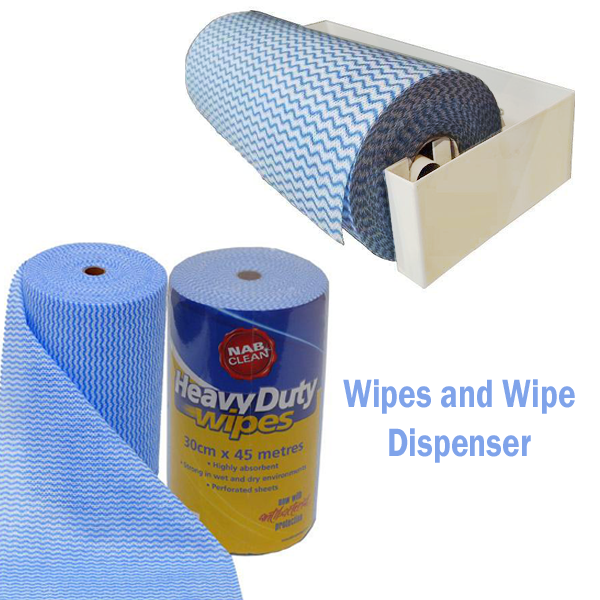 NAB | NAB Multi Purposes 90 Perforated Sheets Wipe In Roll | Crystalwhite Cleaning Supplies Melbourne