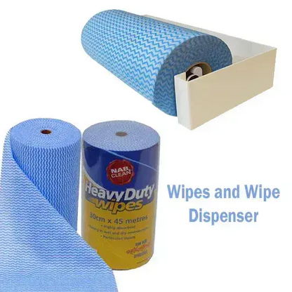 NAB Multi Purposes Heavy Duty Wipes 90 Perforated Sheets In Roll NAB