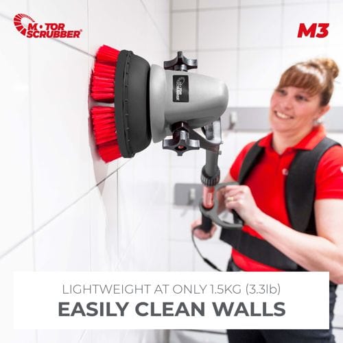 Crystalwhite Cleaning Supplies | M3L MotorScrubber Powerful, Lightweight & Battery Operated | Crystalwhite Cleaning Supplies Melbourne