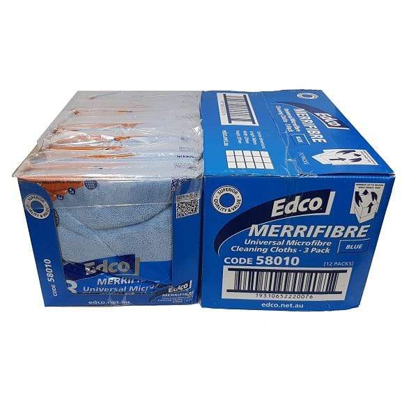 Edco | Microfibre Dusting Cloth (Pack of 3) Premium Quality | Crystalwhite Cleaning Supplies Melbourne