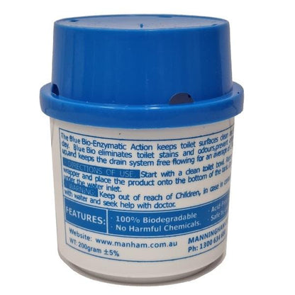 Manningham Corporation | Blue Bio Toilet Cleaner and Deodoriser | Crystalwhite Cleaning Supplies Melbourne