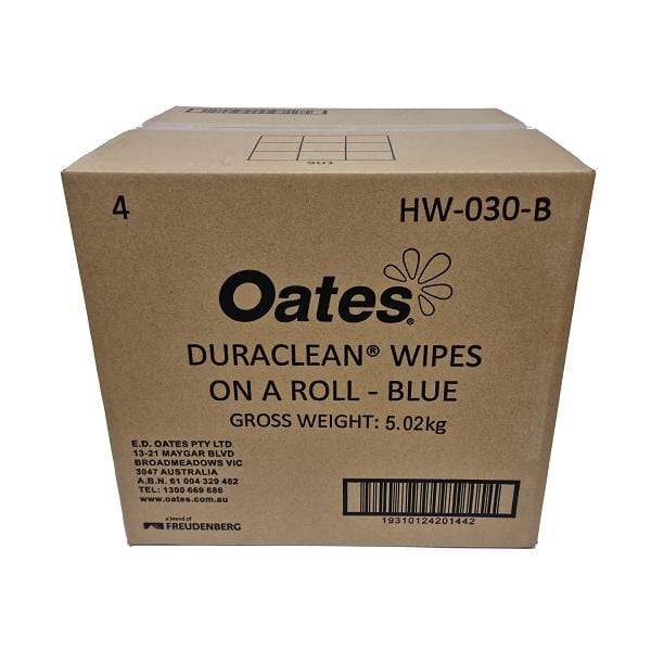Oates | Duraclean Chux Wipes Roll Box 90Pcs 30 X 50cm | Crystalwhite Cleaning Supplies Melbourne