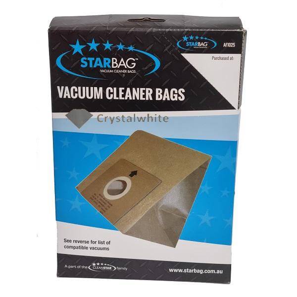 StarBag AF1025 Vacuum Cleaner Bags Crystalwhite Cleaning Supplies