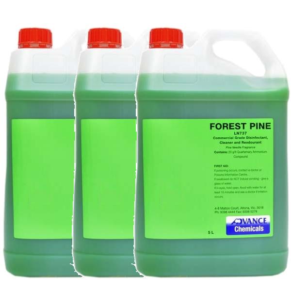 Advance Chemicals | Forest Pine Disinfectant, Cleaner and Deodorant 3x5Lt  | Crystalwhite Cleaning Supplies Melbourne