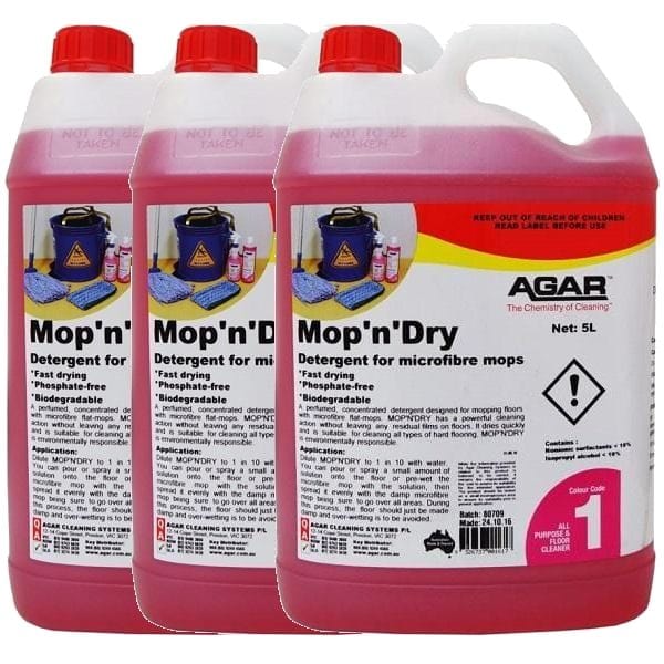 Agar | Mop N Dry Fasting Drying Moping Detergent | Crystalwhite Cleaning Supplies Melbourne