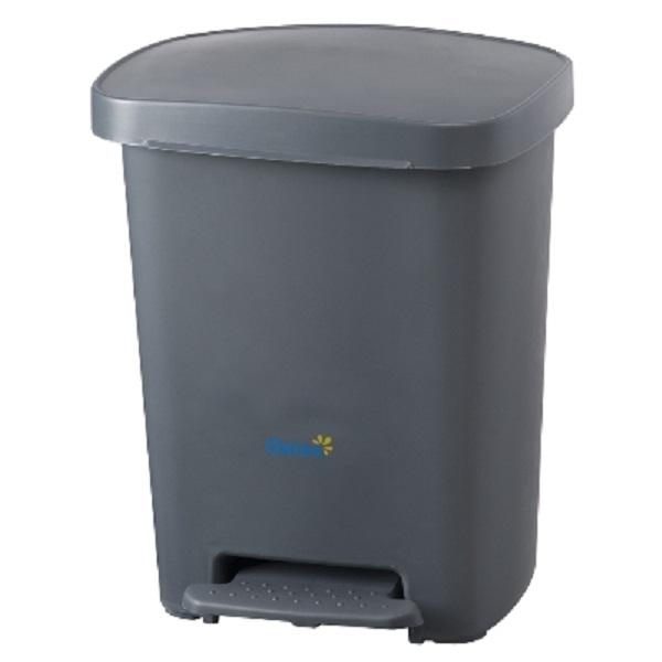 Oates | 30 Litre Pedal Bin Grey | Crystalwhite Cleaning Supplies Melbourne