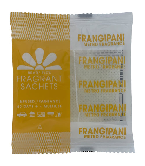 Bradfield's Air Fresheners Fragrant beads in Sachet | Frangipani | Crystalwhite Cleaning Supplies Melbourne