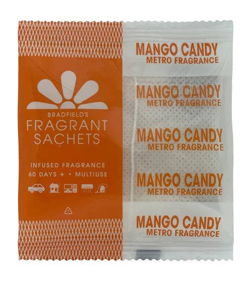 Bradfield's Air Fresheners Fragrant beads in Sachet | Mango Candy | Crystalwhite Cleaning Supplies Melbourne