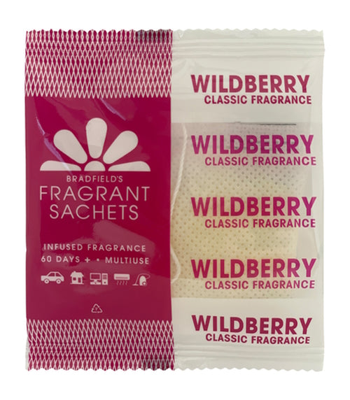 Bradfield's Air Fresheners Fragrant beads in Sachet | Wildberry | Crystalwhite Cleaning Supplies Melbourne