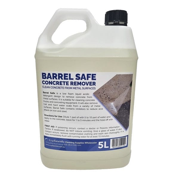 Barrel Safe 5Lt Concrete Remover | Crystalwhite Cleaning Supplies Melbourne