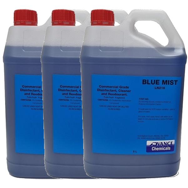 Advance Chemicals | Blue Mist Disinfectant  | Crystalwhite Cleaning Supplies Melbourne