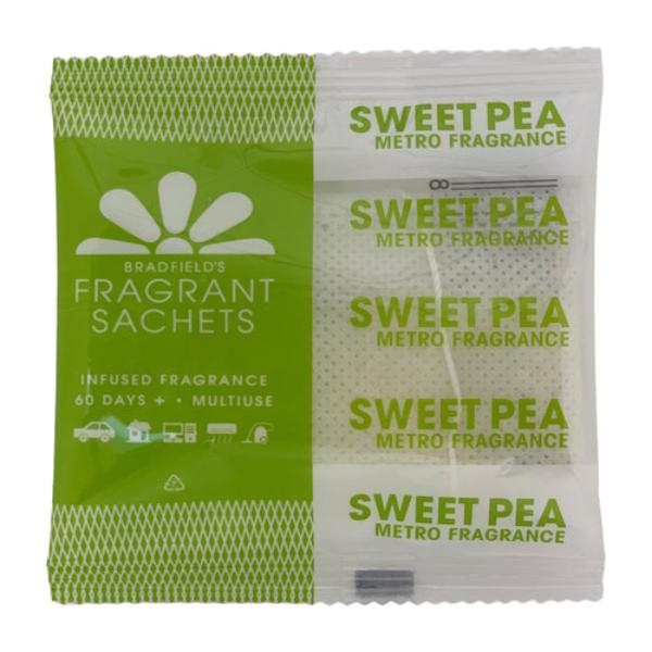 Bradfield's Air Fresheners Fragrant beads in Sachet | Sweet Pea | Crystalwhite Cleaning Supplies Melbourne