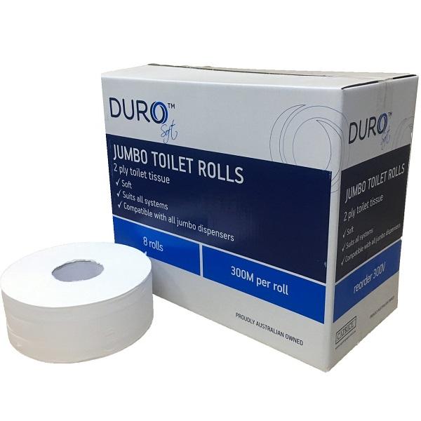 Caprice | Duro Jumbo Toilet Paper Roll | Crystalwhite Cleaning Supplies Melbourne