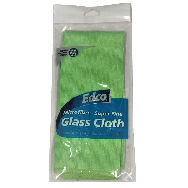Edco Lint Free Microfibre Window Cleaning Cloths Crystalwhite