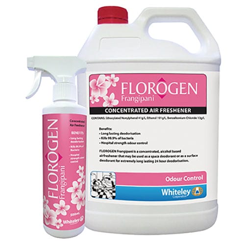 Whiteley | Florogen Frangipani Air Freshener | Crystalwhite Cleaning Supplies Melbourne
