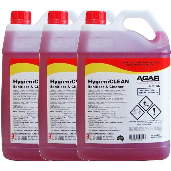 Agar | Hygieni Clean Food Grade Cleaner and Sanitiser  | Crystalwhite Cleaning Supplies Melbourne