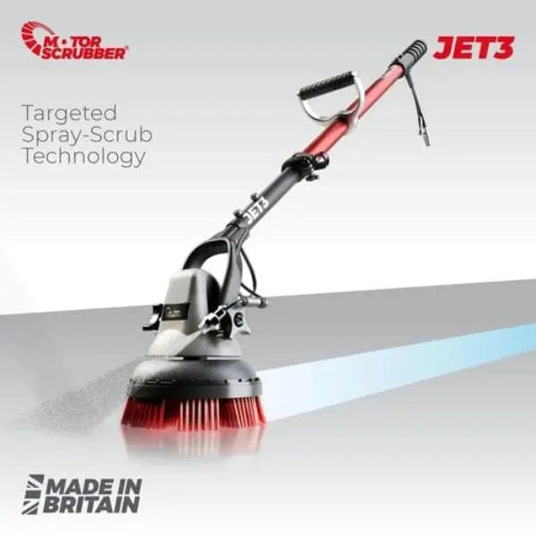 MotorScrubber Jet3 Cordless Long Handle Floor Scrubber